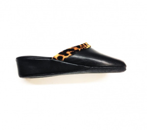 PANTOFOLE DONNA IN PELLE GEDA LINEA LUCIA MADE IN ITALY - Img 3