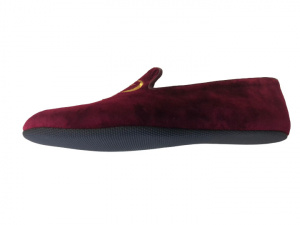 PANTOFOLE UOMO CHIUSE IN VELLUTO IMPERIAL PERSONALIZZABILI CON INIZIALI MADE IN ITALY - Img 2
