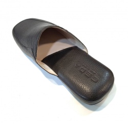 PANTOFOLE UOMO IN PELLE GEDA MADE IN ITALY - Img 3