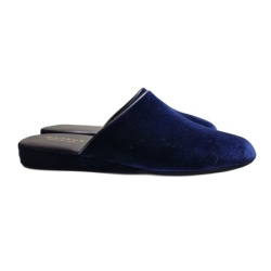 PANTOFOLE UOMO IN VELLUTO MAGNUS MADE IN ITALY - Img 2