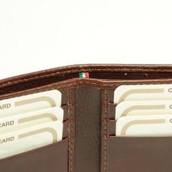 Portafoglio da uomo con schermatura RFID - Marrone - Img 2