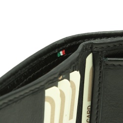 Portafoglio in pelle - nero - Img 2