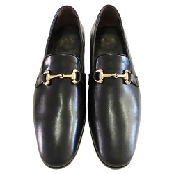 SCARPE UOMO DA CERIMONIA IN PELLE CON ACCESSORIO GAROFALO GIANBATTISTA ARTIGIANALI MADE IN ITALY