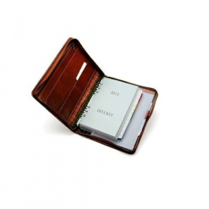 AGENDA ORGANIZER IN PELLE CON ZIP LE ARTI 21x26,5 CM - Img 3