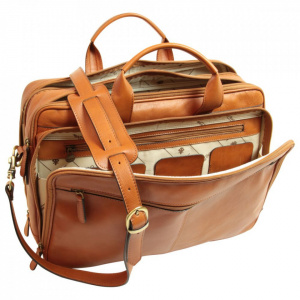 BORSA DA LAVORO IN PELLE OLD ANGLER FIRENZE - Img 5