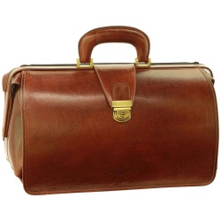Borsa da Medico in pelle. Marrone - Img 6
