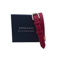 CINTURA DONNA 2,5 CM IN PELLE ORIONE BELTS ARTIGIANALE MADE IN ITALY - Img 3