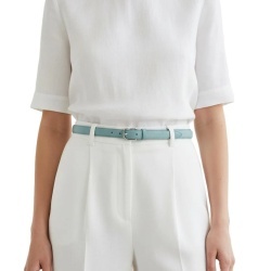 CINTURA DONNA 2,5 CM IN PELLE ORIONE BELTS ARTIGIANALE MADE IN ITALY - Img 4