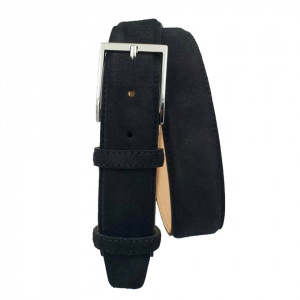 CINTURA UOMO 3,5 CM IN CAMOSCIO ORIONE BELTS ARTIGIANALE MADE IN ITALY - Img 2