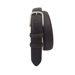 CINTURA UOMO 3,5 CM IN PELLE ORIONE BELTS ARTIGIANALE MADE IN ITALY - Img 2