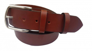 CINTURA UOMO 4 CM EXTRA LARGE IN CUOIO DI TORO ORIONE BELTS ARTIGIANALE MADE IN ITALY - Img 2