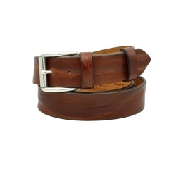 CINTURA UOMO 4 CM IN CUOIO DI TORO ORIONE BELTS ARTIGIANALE MADE IN ITALY