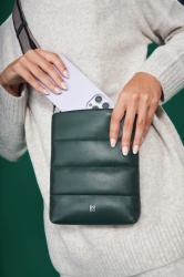 DUDU Borsa a Tracolla Donna Piccola in Pelle Trapuntata, Borsetta Morbida da Sera Elegante con Cinghia Regolabile, Design Essenziale - Img 4