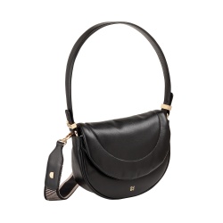 DUDU Borsa a Tracolla Spalla Donna in Pelle Trapuntata, Borsetta Piccola Elegante Imbottita con Patta, Spallina e Tracolla Removibili - Img 3