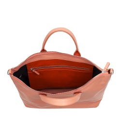DUDU Borsa a Tracolla Spalla Elegante Donna in Vera Pelle, Borsa a Mano con Due Manici e Cerniera Zip - Img 5