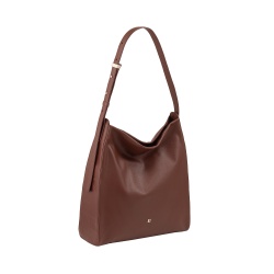 DUDU Borsa Donna a Spalla Trapezoidale in Vera Pelle, Borsa a Trapezio con Tracolla Regolabile – Elegante, Spaziosa per Tempo Libero, Lavoro, Sera - Img 2