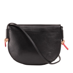 DUDU Borsa Donna a Tracolla con Patta in Vera Pelle, Piccola Borsetta a Spalla con Pattina a Bottone Magnetico, Borsa - Img 2