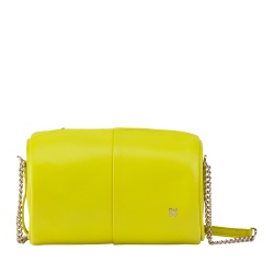 DUDU Borsa Donna Cilindrica in Pelle, Borsa a Tracolla con Catena e Pelle, Borsa a Cilindro Piccola Fashion Elegante con Cerniera