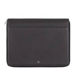 DUDU Cartella Portadocumenti A4 in Pelle Portablocco da Ufficio Cartellina Porta Tablet iPad Multicolore con Zip - Img 2