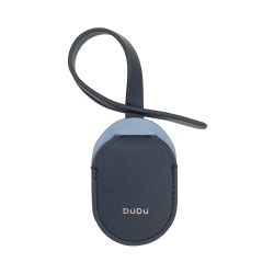 DUDU Custodia per Apple AirTag con Laccetto in Vera Pelle Colorata, Ideale per Borsa, Zaino, Valigia e Accessori