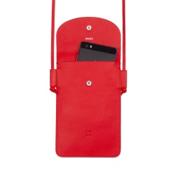 DUDU Custodia Porta Cellulare da Collo in Pelle, Astuccio Porta Smartphone fino a 6,7 Pollici con Bottone, Laccio Tracolla Regolabile, Design Sottile - Img 4