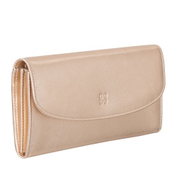 DUDU Portafoglio Donna Grande in Pelle Colorata, Portafoglio Continental, Tasche Porta Carte di Credito, Portamonete con Cerniera - Img 3