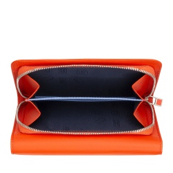 DUDU Portafoglio Donna in Pelle Morbida Colorata, Borsello con Portamonete a Cerniera, 12 Porta Carte Tessere, Multicolore - Img 4