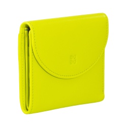 DUDU Portafoglio Donna in Pelle Vera Morbida Piccolo, Tasche Portacarte, Porta Banconote, Cerniera Posteriore per Monete, Portafogli RFID con Chiusura a Bottone Colorato - Img 4