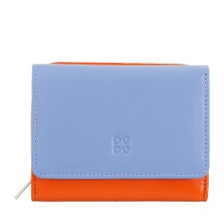 DUDU Portafoglio donna piccolo RFID in pelle multicolore Colorful