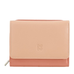 DUDU Portafoglio donna piccolo RFID in pelle multicolore Colorful