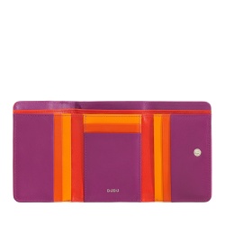 DUDU Portafoglio donna piccolo RFID in pelle multicolore Colorful - Img 2