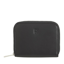 DUDU Portamonete Uomo Donna Piccolo Tascabile in Pelle Colorata con Cerniera, Tasche Porta Tessere, Portafoglio Compatto