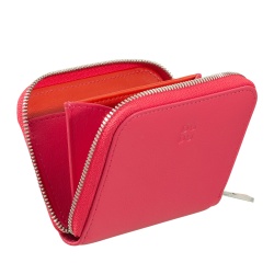 DUDU Portamonete Uomo Donna Piccolo Tascabile in Pelle Colorata con Cerniera, Tasche Porta Tessere, Portafoglio Compatto - Img 3