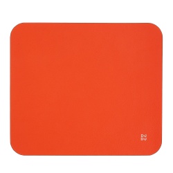 DUDU Tappetino per Mouse Morbido in Pelle, Sottile, di Design, 25x22 cm, Antiscivolo, Mouse Pad da Scrivania, Colorato