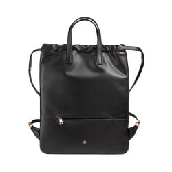 DUDU Zaino Donna a Sacca in Morbida Pelle, Zaino con Coulisse e Bottone Magnetico, Doppia Maniglia, Zaino Semplice Elegante