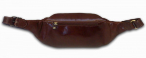 MARSUPIO IN PELLE DI BERARDINO MODELLO 3 TASCHE - Img 2