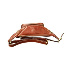 MARSUPIO IN PELLE MODELLO 5 TASCHE OLD ANGLER FIRENZE - Img 4