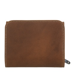 Nuvola Pelle Portafoglio Donna in Pelle con Portamonete a Cerniera – Elegante Portafogli con Zip, Scomparti per Carte e Banconote, Design Compatto e Funzionale - Img 2
