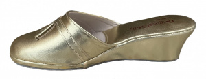 PANTOFOLE DONNA MILLY IN PELLE ARTIGIANALI MADE IN ITALY - Img 6