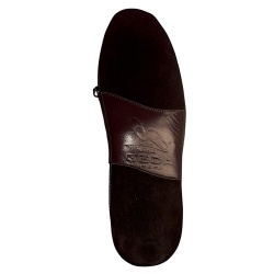 PANTOFOLE UOMO IN CAMOSCIO DA VIAGGIO GEDA MADE IN ITALY - Img 7