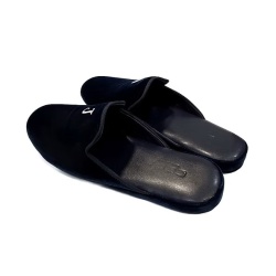PANTOFOLE UOMO IN VELLUTO GEDA PERSONALIZZATE CON INIZIALI MADE IN ITALY - Img 4