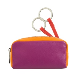 Portachiavi unisex colorato in vera pelle vitello firmato DUDU - Img 2