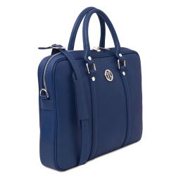 Prato - Borsa porta computer da donna in pelle saffiano - Img 2