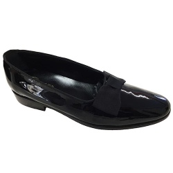 SCARPE UOMO DA CERIMONIA IN VERNICE CON PAPILLON GAROFALO GIANBATTISTA ARTIGIANALI MADE IN ITALY - Img 3