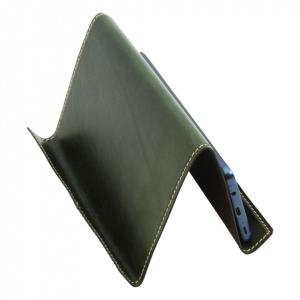 SUPPORTO IN PELLE PER IPAD E IPHONE OLD ANGLER FIRENZE ARTIGIANALE MADE IN ITALY - Img 4