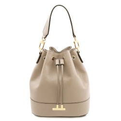 TL Bag - Borsa secchiello in pelle
