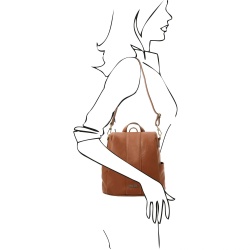 TL Bag - Zaino da donna in pelle morbida - Img 7