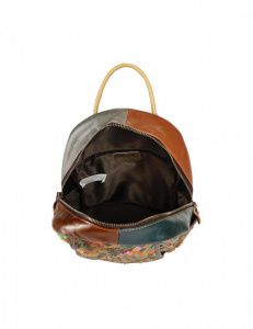 ZAINO MULTICOLOR IN PELLE INTRECCIATA MISSTAR - Img 3