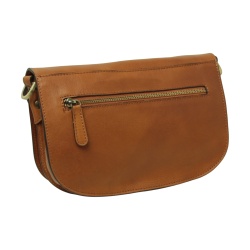 Borsa a tracolla due fianchi in vitello pieno fiore-Coloniale - Img 2