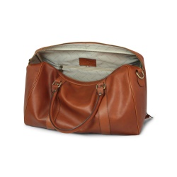 Borsa da viaggio in pelle - gold - Img 3